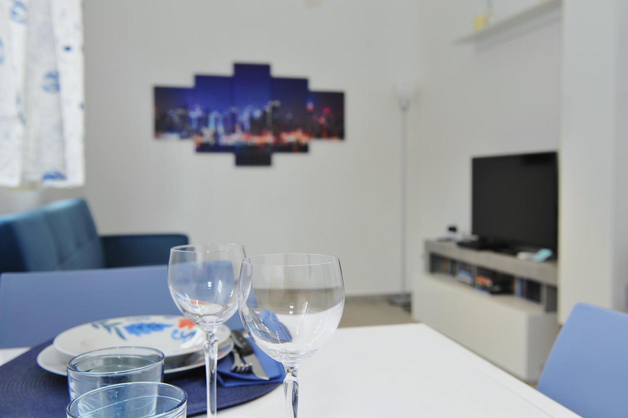 Apartamento La Dimora In Blu Bolonia Exterior foto