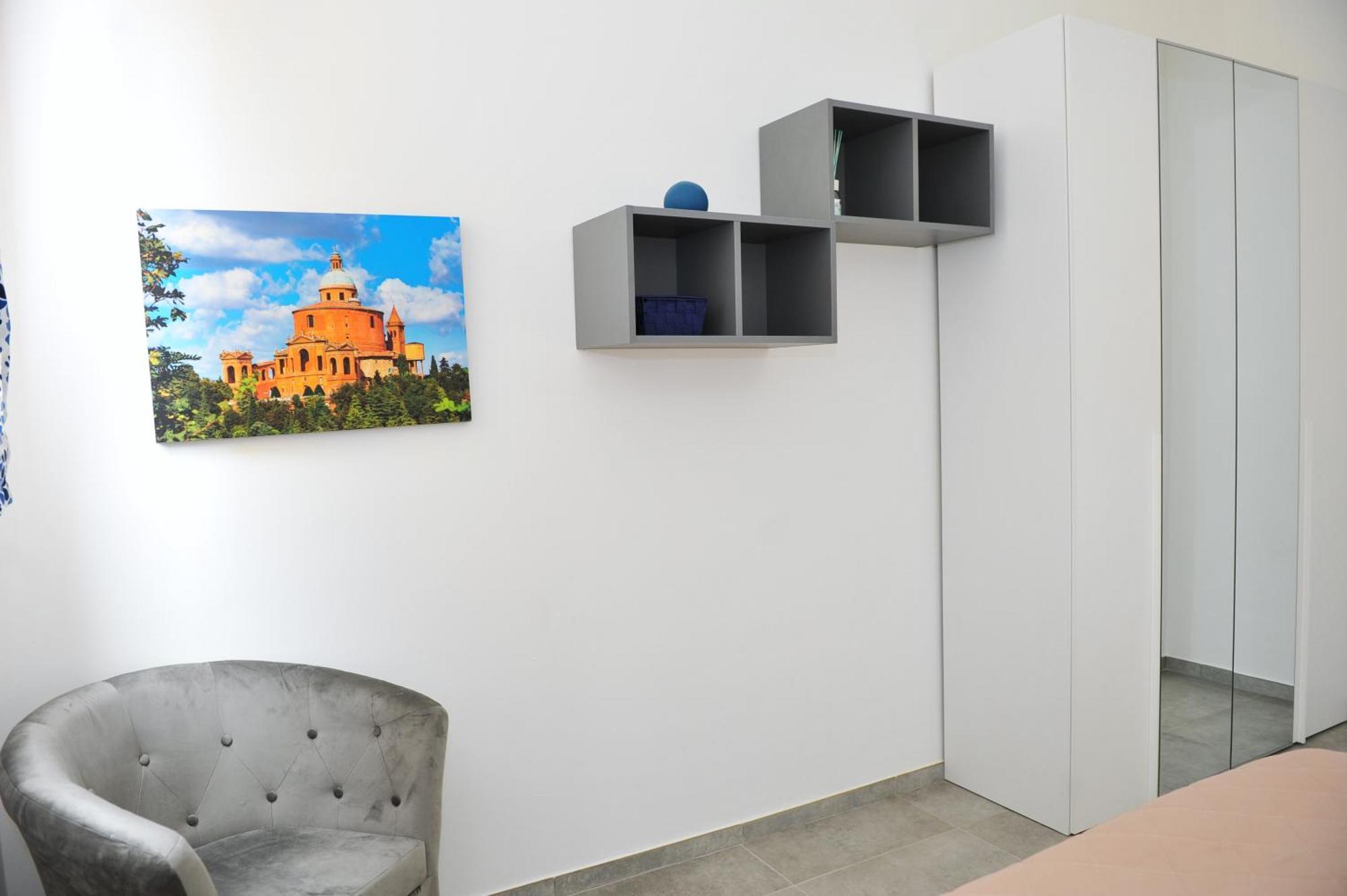 Apartamento La Dimora In Blu Bolonia Exterior foto