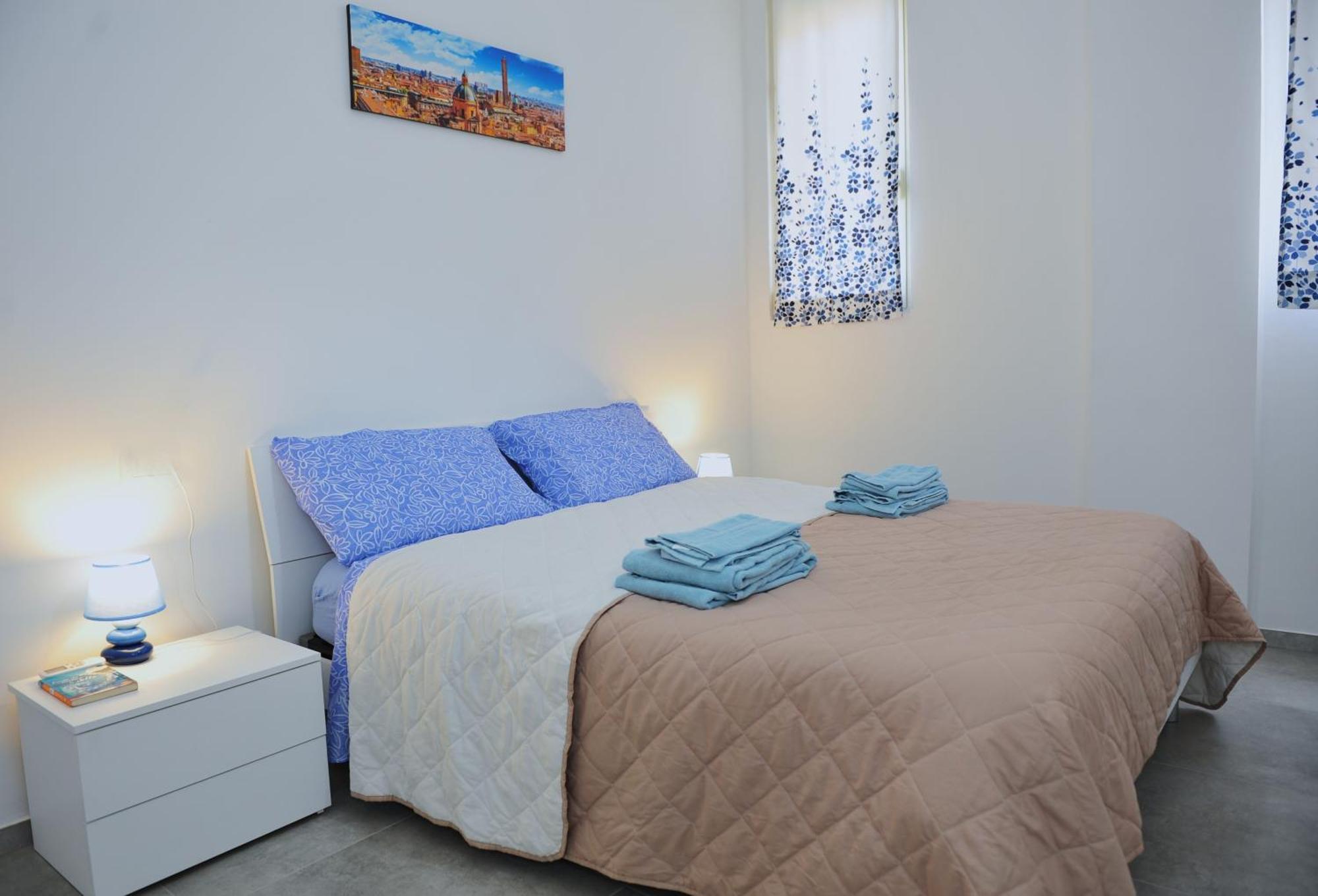 Apartamento La Dimora In Blu Bolonia Exterior foto
